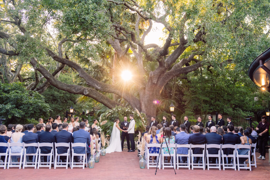 Ceremony at Audubon tea room, new orleans LA
